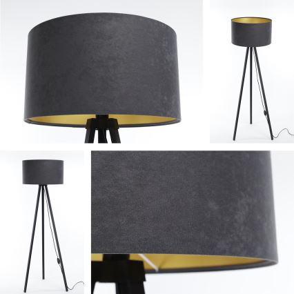 Επιδαπέδιο φωτιστικό STANDART 1xE27/60W/230V γκρι/βέγκε