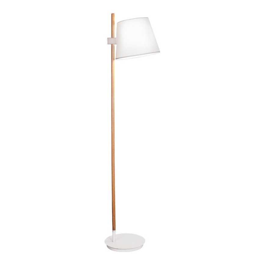 Επιδαπέδιο φωτιστικό VIANA 1xE27/60W/230V λευκό/καφέ