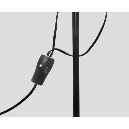 Επιδαπέδιο φωτιστικό WENDY 1xE27/100W/230V + 1xE14/40W μαύρο