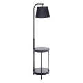Επιδαπέδιο φωτιστικό with έπιπλο 1xE27/60W/230V USB μαύρο