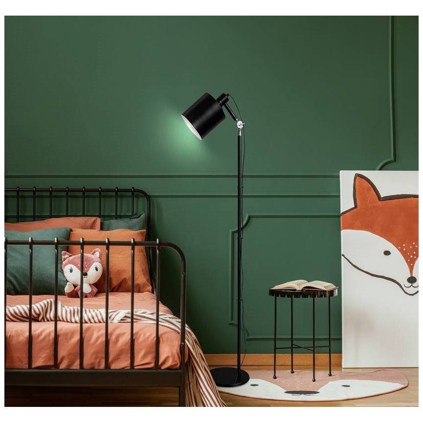 Επιδαπέδιο φωτιστικό ZANA 1xE27/60W/230V μαύρο