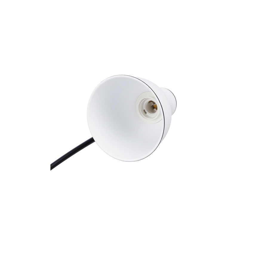 Επιδαπέδιο φωτιστικό ZUMBA 1xE27/40W/230V λευκό/μαύρο