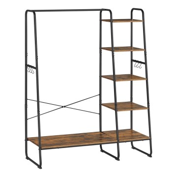 Επιδαπέδιος καλόγερος LINEA σε καφέ/μαύρο