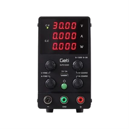 Εργαστηριακό τροφοδοτικό GETI GLPS1203H 0-120V/0-3A