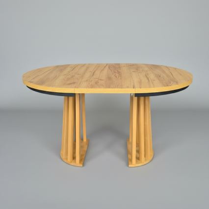 Επεκτεινόμενο τραπέζι φαγητού NEXUS 100/140x77 cm δρυς craft/μαύρο
