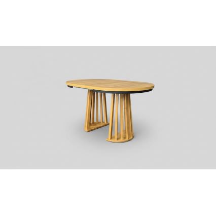 Επεκτεινόμενο τραπέζι φαγητού NEXUS 100/140x77 cm δρυς craft/μαύρο