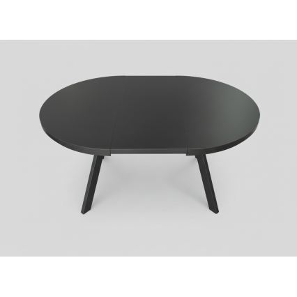 Επεκτεινόμενο τραπέζι τραπεζαρίας CENTRO 100/140x77 cm μαύρο