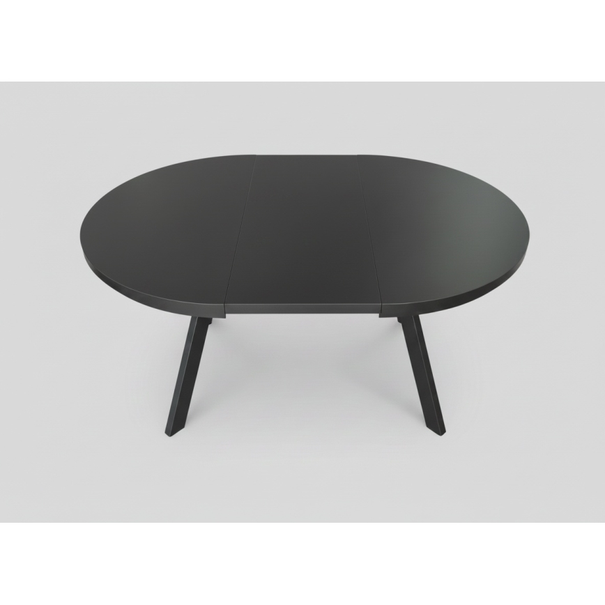 Επεκτεινόμενο τραπέζι τραπεζαρίας CENTRO 100/140x77 cm μαύρο