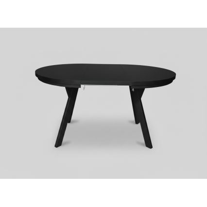 Επεκτεινόμενο τραπέζι τραπεζαρίας CENTRO 100/140x77 cm μαύρο