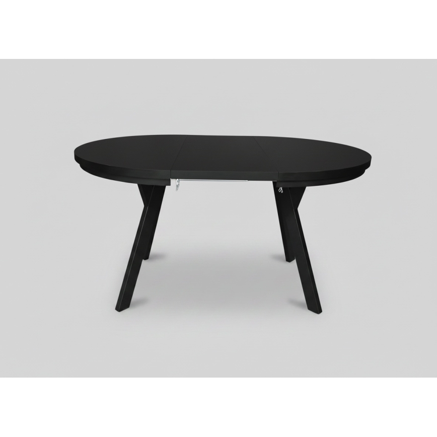 Επεκτεινόμενο τραπέζι τραπεζαρίας CENTRO 100/140x77 cm μαύρο