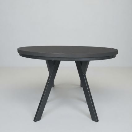 Επεκτεινόμενο τραπέζι τραπεζαρίας CENTRO 100/140x77 cm μαύρο