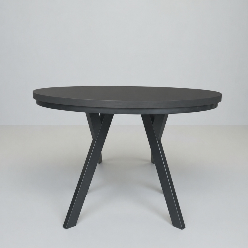 Επεκτεινόμενο τραπέζι τραπεζαρίας CENTRO 100/140x77 cm μαύρο
