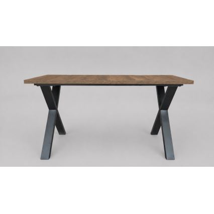 Επεκτεινόμενο τραπέζι τραπεζαρίας DOMO 150/190x80 cm δρυς Lefkas/μαύρο