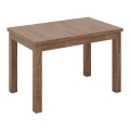 Επεκτεινόμενο τραπέζι τραπεζαρίας DOO 120/160x75 cm σε ανοιχτή απόχρωση καρυδιάς