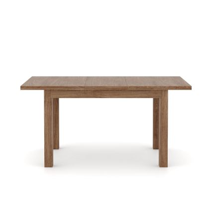 Επεκτεινόμενο τραπέζι τραπεζαρίας DOO 120/160x75 cm σε ανοιχτή απόχρωση καρυδιάς