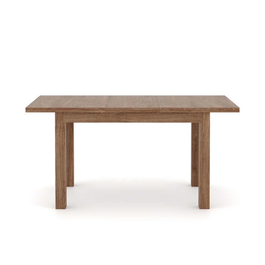 Επεκτεινόμενο τραπέζι τραπεζαρίας DOO 120/160x75 cm σε ανοιχτή απόχρωση καρυδιάς