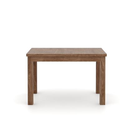 Επεκτεινόμενο τραπέζι τραπεζαρίας DOO 120/160x75 cm σε ανοιχτή απόχρωση καρυδιάς