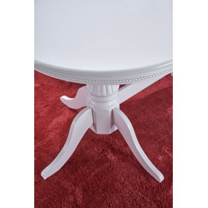 Επεκτεινόμενο τραπέζι τραπεζαρίας FUERTE 150/190x90 cm λευκό