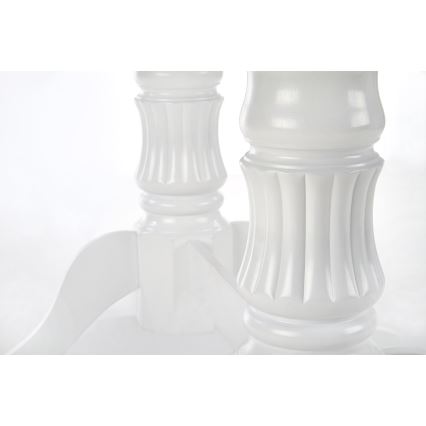 Επεκτεινόμενο τραπέζι τραπεζαρίας FUERTE 150/190x90 cm λευκό