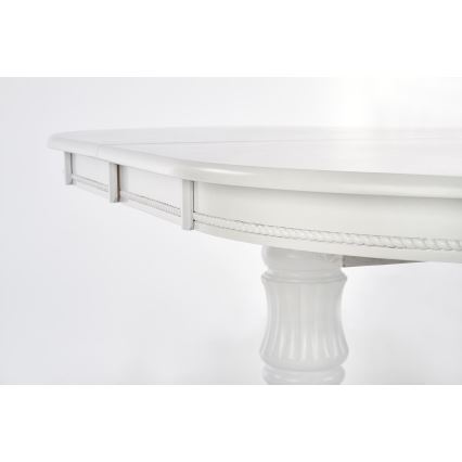 Επεκτεινόμενο τραπέζι τραπεζαρίας FUERTE 150/190x90 cm λευκό