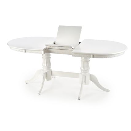 Επεκτεινόμενο τραπέζι τραπεζαρίας FUERTE 150/190x90 cm λευκό