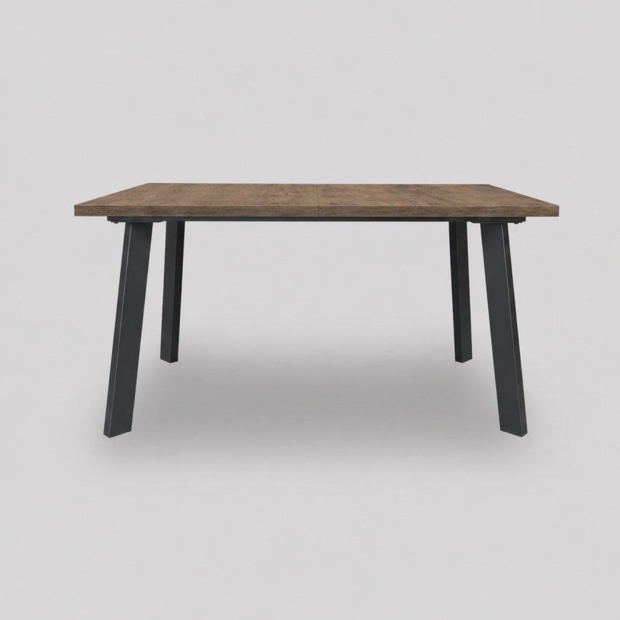 Επεκτεινόμενο τραπέζι τραπεζαρίας KERNO 150/190x80 cm σε δρυς Lefkas/μαύρο