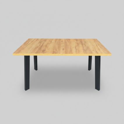 Επεκτεινόμενο τραπέζι τραπεζαρίας KERNO 150/190x80 cm δρυς craft/μαύρο