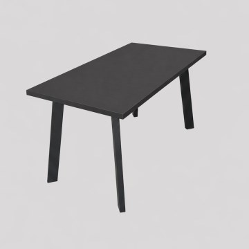 Επεκτεινόμενο τραπέζι τραπεζαρίας KERNO 150/190x80 cm μαύρο