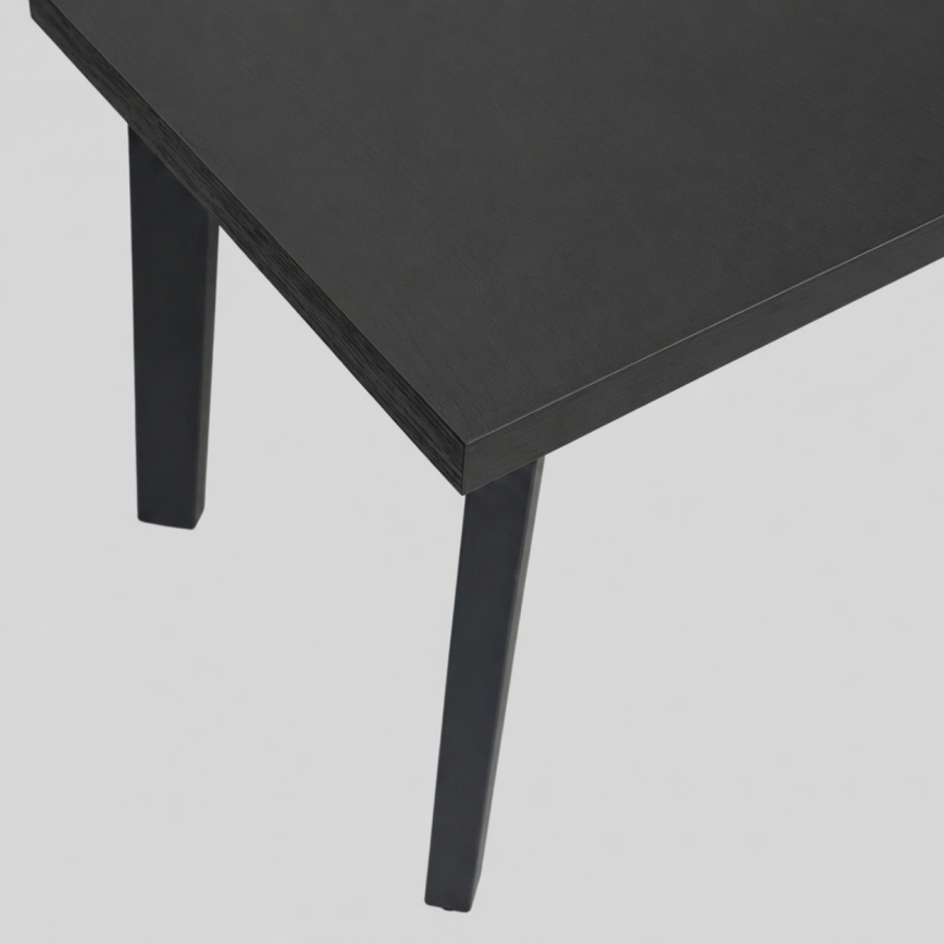 Επεκτεινόμενο τραπέζι τραπεζαρίας KERNO 150/190x80 cm μαύρο