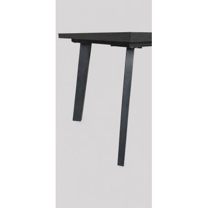 Επεκτεινόμενο τραπέζι τραπεζαρίας KERNO 150/190x80 cm μαύρο