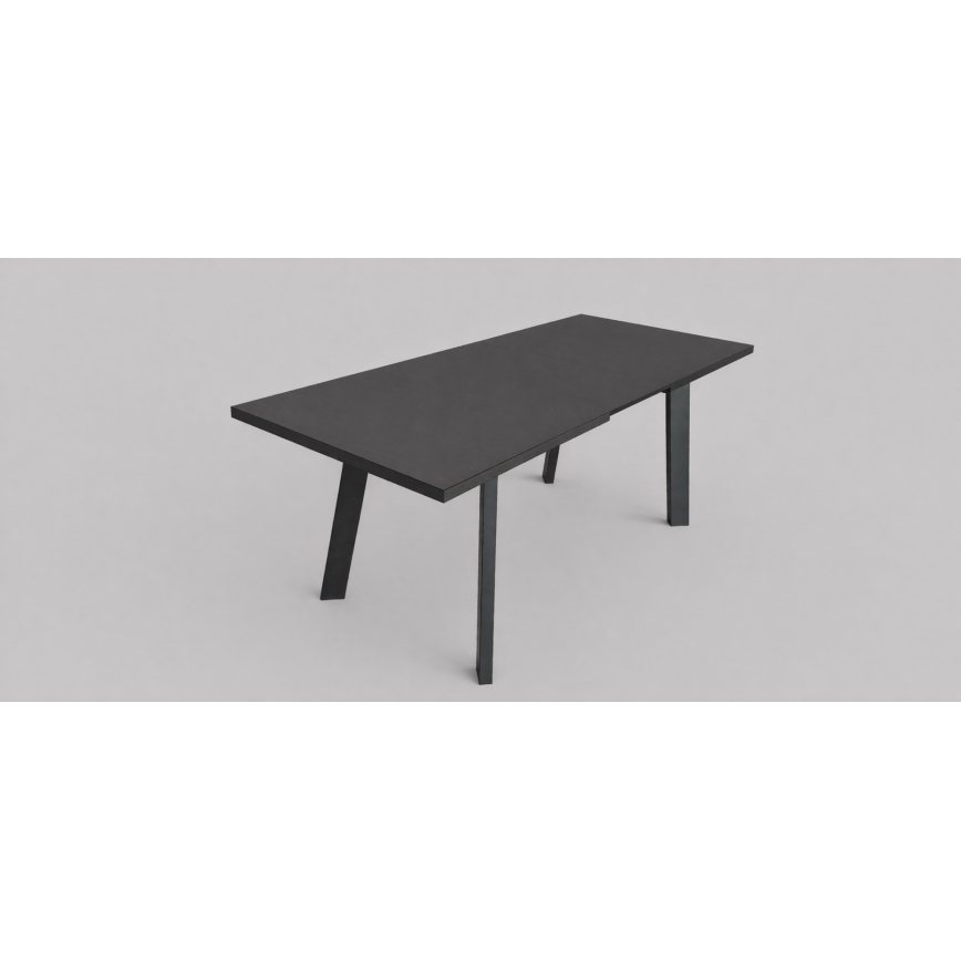Επεκτεινόμενο τραπέζι τραπεζαρίας KERNO 150/190x80 cm μαύρο