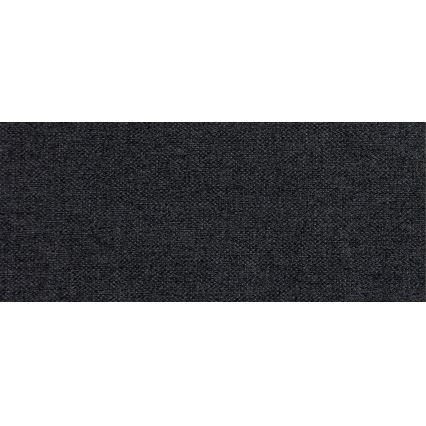 Επενδεδυμένο πολυλειτουργικό σετ καθιστικού σε σχήμα U OXFORD μαύρο/γκρι