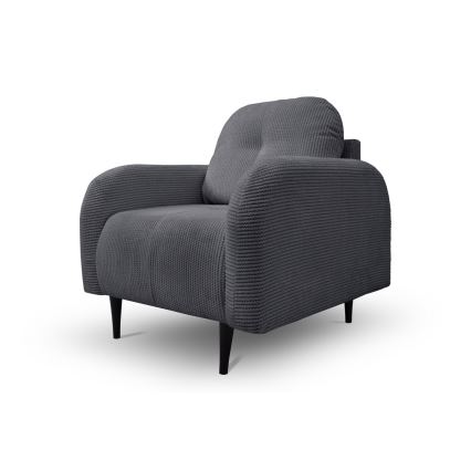 Επενδυμένη πολυθρόνα CLOUDY γκρι