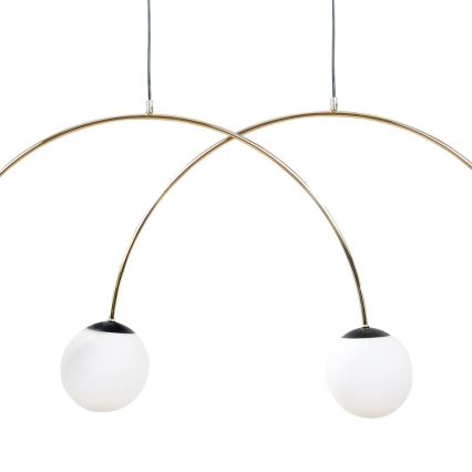 Zuma Line - Κρεμαστό φωτιστικό με καλώδιο 4xE14/10W/230V χρυσό