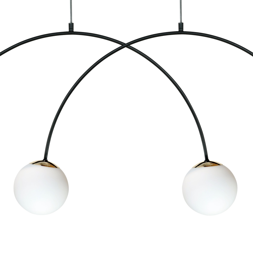 Zuma Line - Κρεμαστό φωτιστικό με καλώδιο 4xE14/10W/230V μαύρο