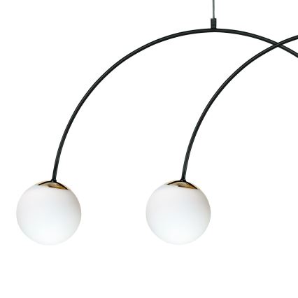 Zuma Line - Κρεμαστό φωτιστικό με καλώδιο 4xE14/10W/230V μαύρο