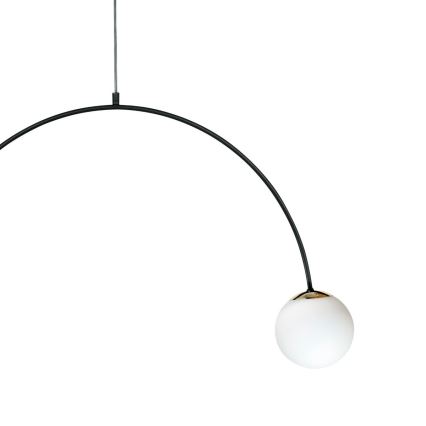 Zuma Line - Κρεμαστό φωτιστικό με καλώδιο 2xE14/10W/230V μαύρο