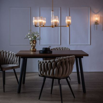 Zuma Line - Φωτιστικό οροφής σε ράβδο 7xE14/7W/230V χρυσό