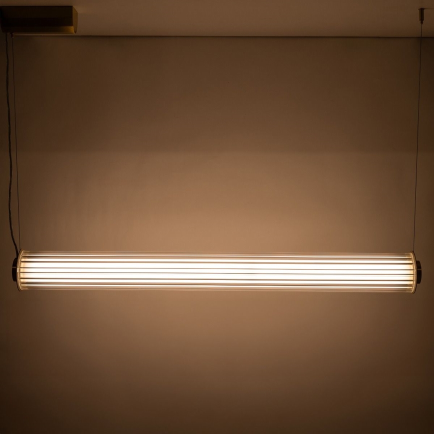 Zuma Line - Ρυθμιζόμενο LED κρεμαστό φωτιστικό με καλώδιο LED/39W/230V 2700-6500K χρυσό + τηλεχειριστήριο