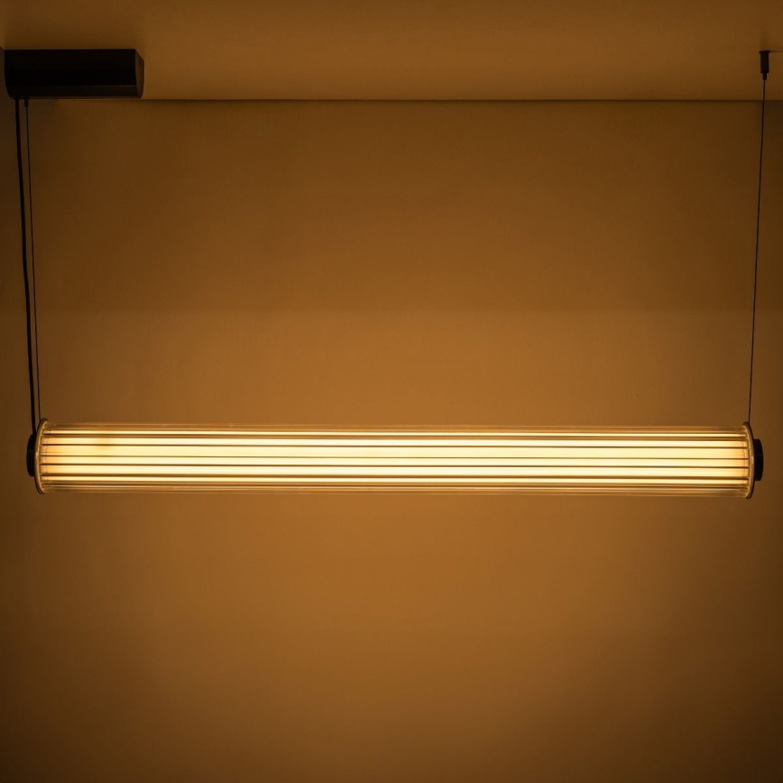 Zuma Line - Ρυθμιζόμενο LED κρεμαστό φωτιστικό σε καλώδιο LED/39W/230V 2700-6500K μαύρο + τηλεχειριστήριο