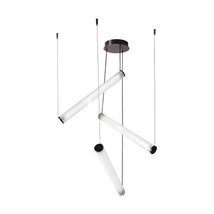 Zuma Line - Ρυθμιζόμενος LED πολυέλαιος σε καλώδιο LED/64W/230V 2700-6500K μαύρος + τηλεχειριστήριο