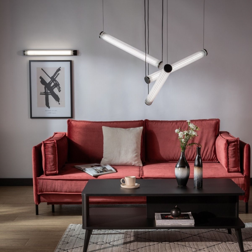 Zuma Line - Ρυθμιζόμενος LED πολυέλαιος σε καλώδιο LED/64W/230V 2700-6500K μαύρος + τηλεχειριστήριο
