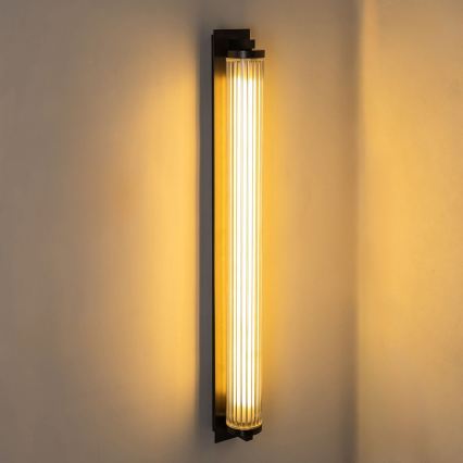 Zuma Line - Ρυθμιζόμενο επιτοίχιο φωτιστικό LED/26W/230V 2700-6500K μαύρο + τηλεχειριστήριο
