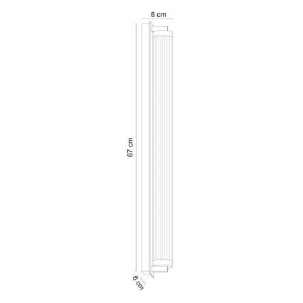 Zuma Line - Ρυθμιζόμενο επιτοίχιο φωτιστικό LED/26W/230V 2700-6500K μαύρο + τηλεχειριστήριο