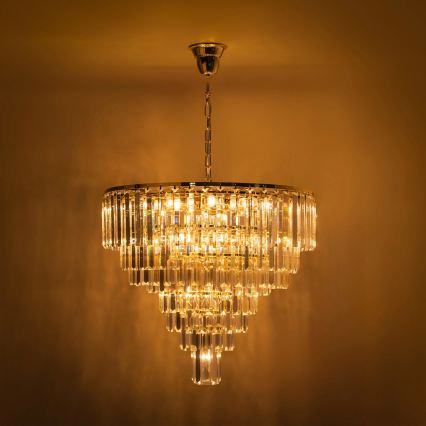 Zuma Line - Κρεμαστό φωτιστικό με αλυσίδα 20xE14/40W/230V, χρυσό
