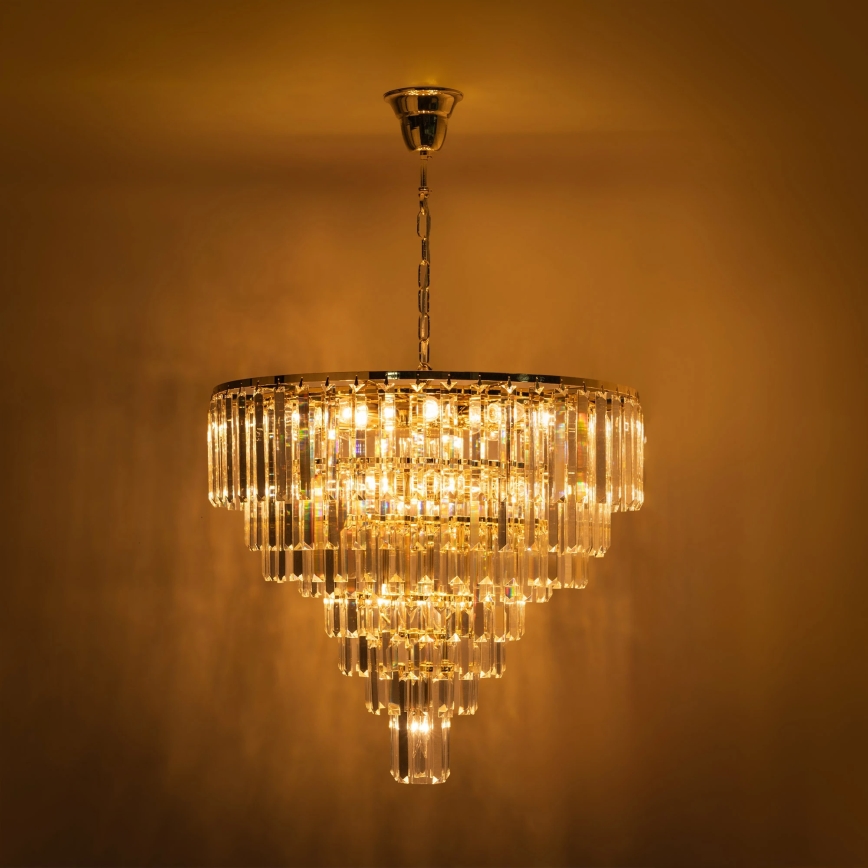 Zuma Line - Κρεμαστό φωτιστικό με αλυσίδα 20xE14/40W/230V, χρυσό