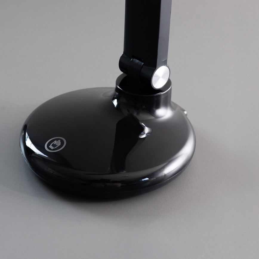 Zuma Line - Επαναφορτιζόμενο επιτραπέζιο φωτιστικό LED/6W/1200 mAh 3000/4500/6000K CRI 90 μαύρο