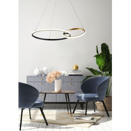 Zuma Line -  Κρεμαστό φωτιστικό οροφής LED LED/36W/230V 3000/4000/6000K χρυσαφί