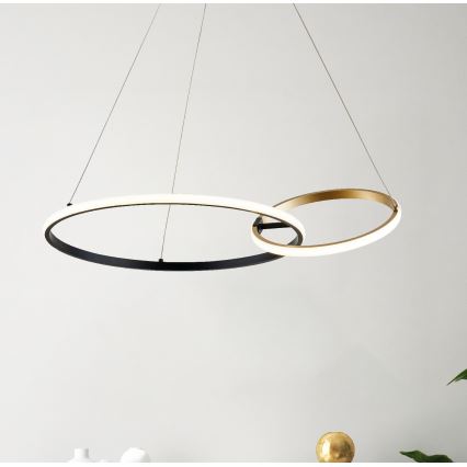 Zuma Line -  Κρεμαστό φωτιστικό οροφής LED LED/36W/230V 3000/4000/6000K χρυσαφί