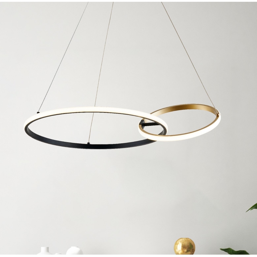 Zuma Line -  Κρεμαστό φωτιστικό οροφής LED LED/36W/230V 3000/4000/6000K χρυσαφί